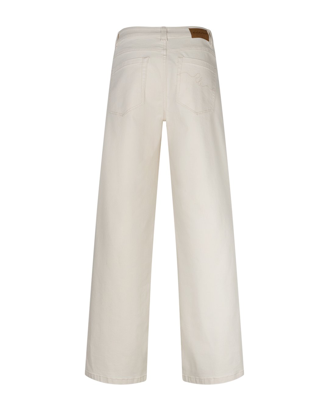 Pantalon Colette twill à ceinture écru – Image 3