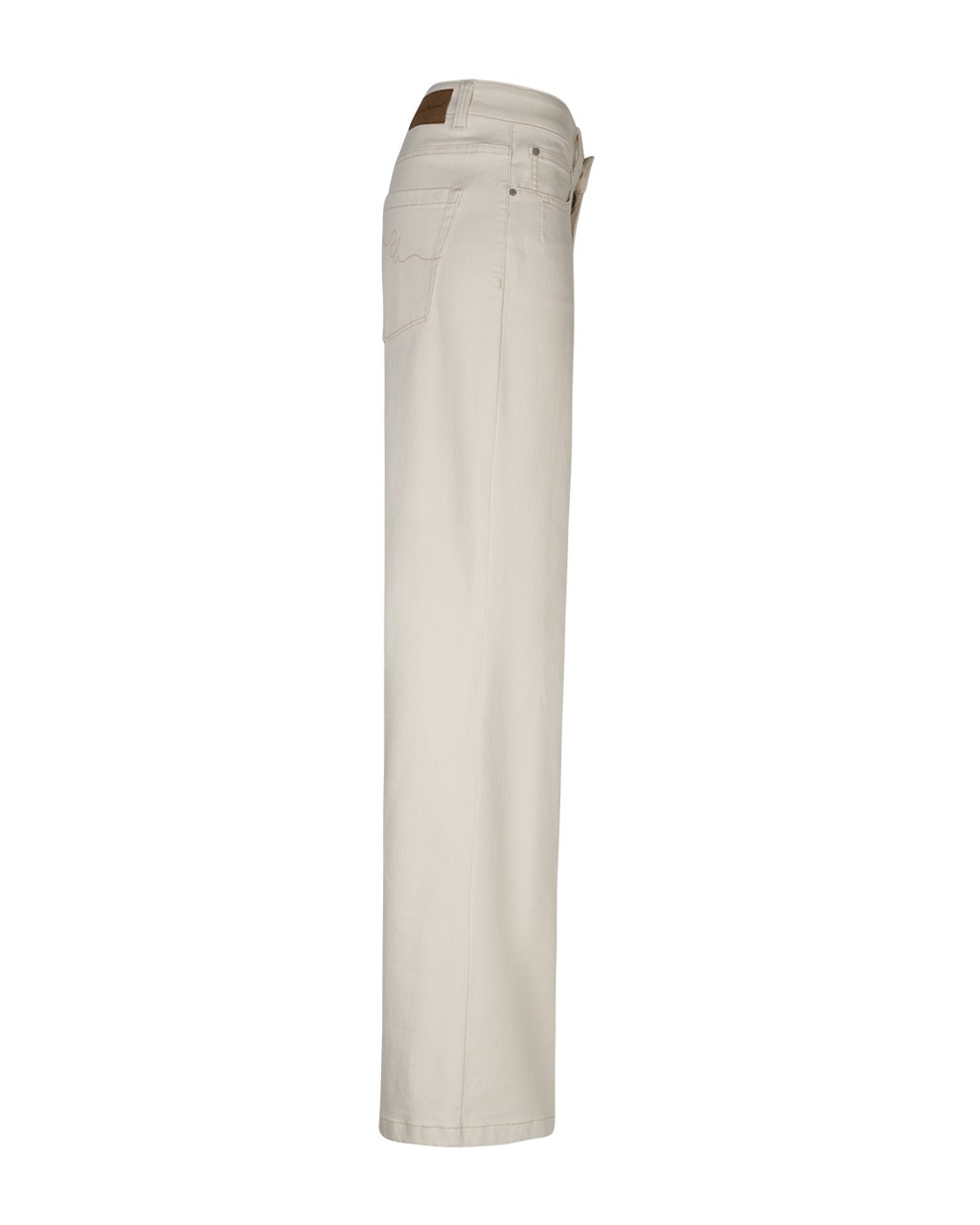 Pantalon Colette twill à ceinture écru – Image 4