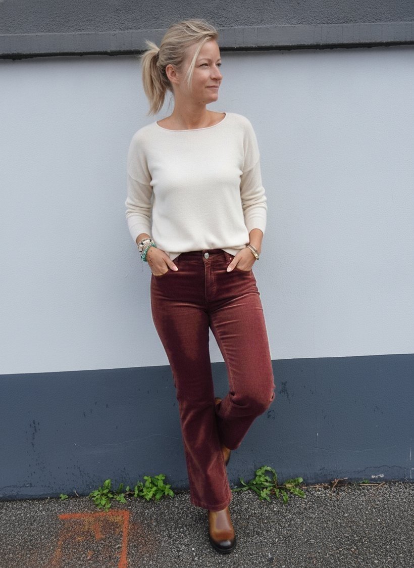 Pantalon Bibette velours côtelé – Image 2